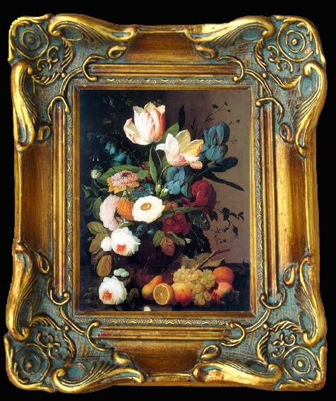 framed  unknow artist Floral, beautiful classical still life of flowers.132, Ta013-2